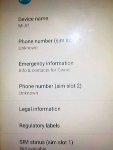 MI Android One A1 64/4 GB Like New