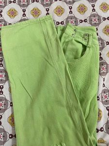 Trendy Neon Ripped Jeans – Adjustable Waist