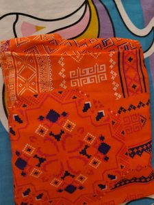 orange long shirt