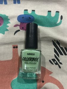 Miniso Nail Polish Set - Purple &amp; Mint