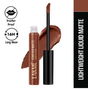 Lakme Forever Matte Liquid Lip Colour (Nude Twist,