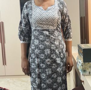 Floral Print Kurta Set