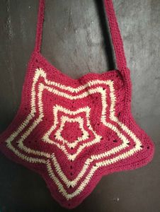 Star Crochet Shoulder Bag