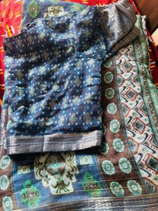 Patterned  Saree