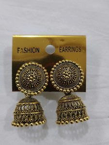 Vintage Style Jhumka Earrings