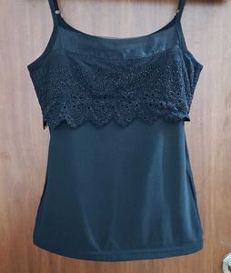 Y2K Black Tank Top/Cami