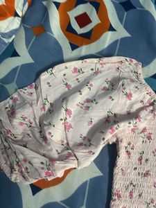 Floral Smocked Top
