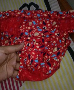 Lux Cozi Boyz Red Printed Briefs