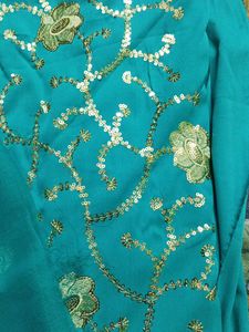 Teal Dress Material