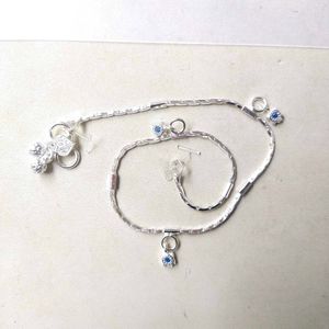 Pure Silver Anklets पायल For Women&amp; Girls. 1 जोड़ि