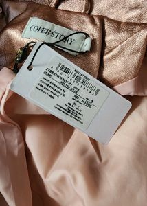 Cover Story Rose Gold Faux Leather Jacket