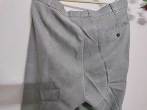 Mens Light Grey Formal Pants
