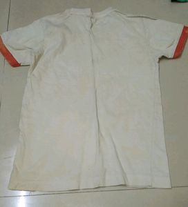 Cream T Shirt For Kids