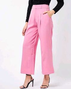 Pink Wide Leg Pants