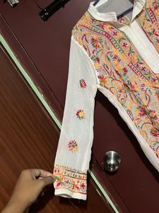 Price Drop! Chikankari White Kurta
