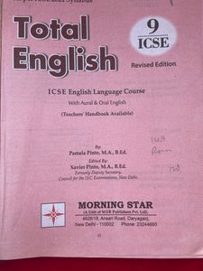 Total English From Concise For Class 9 Th Icse