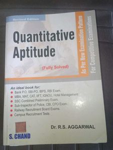 Quantitative Aptitude Book