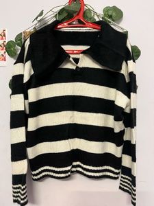 Striped Knit Sweater