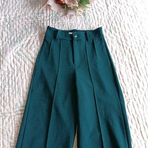 Green Wide Leg Pants