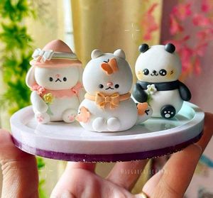 Kawaii Animal Clay Figurines