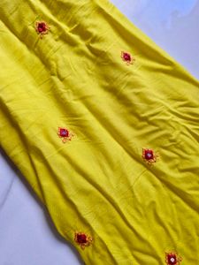 Beautiful Yellow Kurti For Women