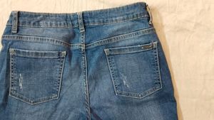DNMX RIPPED SKINNY JEANS