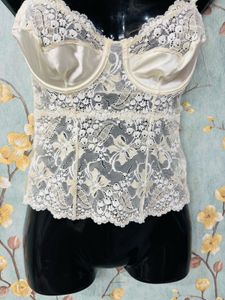 Y2k Lace Bustier Top