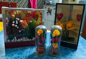 Floral Showpieces Set Of 4