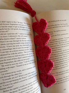 Red Heart Bookmark