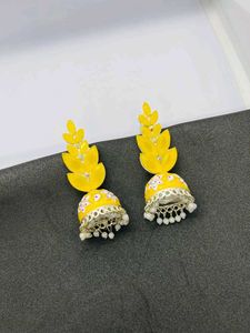 Yellow Earrings