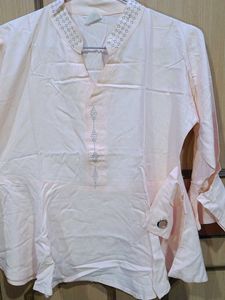 Elegant Peach Blouse