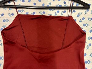 Red Bodysuit Top