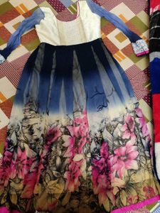 Beautiful multicolour gown