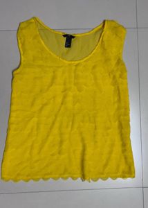 Sunshine Yellow Georgette Top
