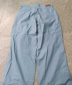 Roadster Light Blue Cargo Style Pants, 34 Size