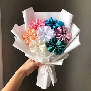 Satin Ribbon Flower Bouquet