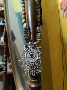 Original Vintage Afghani Labrodite Neckpiece