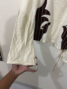Unique Embroidered Long Sleeve Top