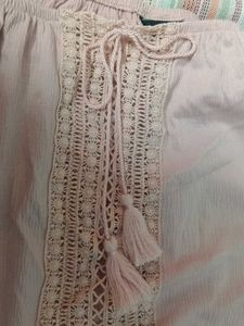 Cute Pink Off-Shoulder Top