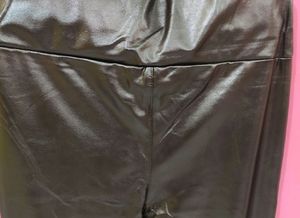 Sexy Black Leather Pant / Leggings