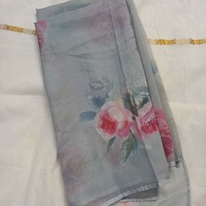 💗 Multicolour Flower Dupatta 💗