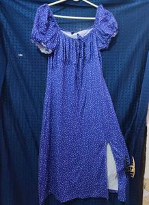 SHEIN violet colour Floral Print Maxi Dress