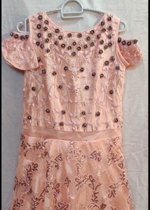 🆕 Peach Bridal Gown