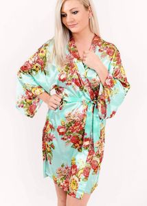 Floral Print Robe