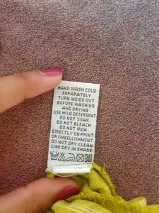 Chartreuse Plaid Tunic Dress