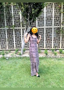 Animal Print Maxi Dress