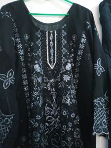 beautiful partywear pakistani Elegant Ku rta Set