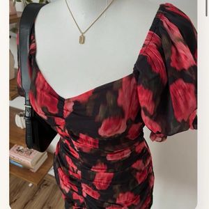 Reclaimed Vintage Floral Ruched Dress
