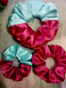 &#34;Brand New Saitan Two-Tone Scrunchies – XXL, XL &amp;