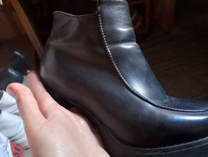 Black Platform Ankle Boots